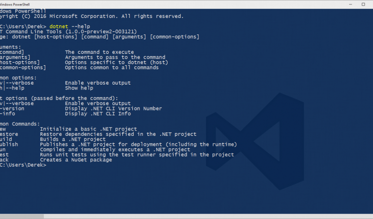 .Net Standard and CLI Commands